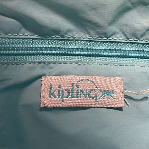 Kipling Large Duffle Bag Nylon Travel Gym Weekender tons of pockets - Picture 10 of 13